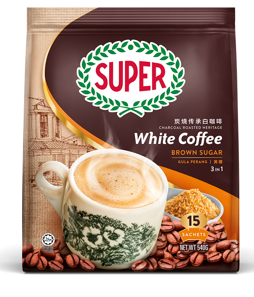 Super White Coffee with Brown Sugar 3in1 (15'sx33g) [3456]